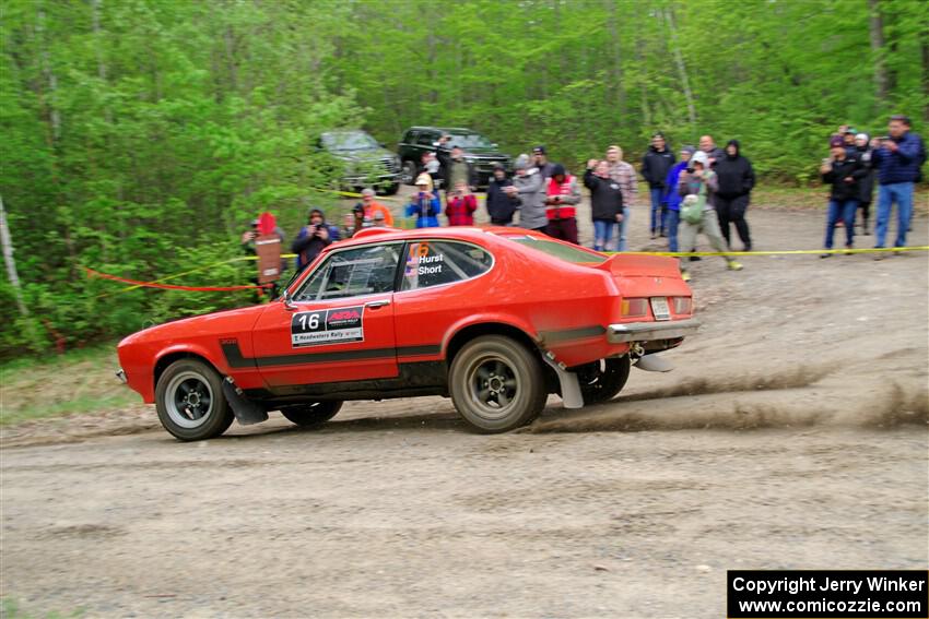 Mike Hurst / Randall Short Ford Capri on SS3, Steamboat I.