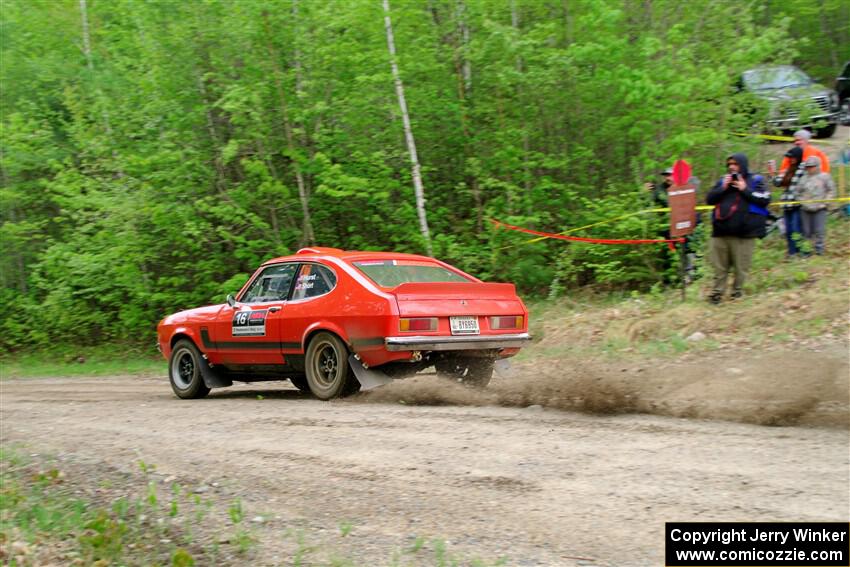 Mike Hurst / Randall Short Ford Capri on SS3, Steamboat I.