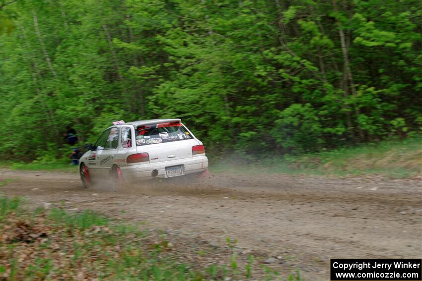 Aidan Hicks / John Hicks Subaru Impreza Wagon on SS3, Steamboat I.