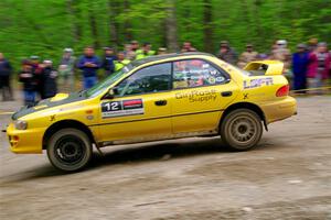 Steve Gingras / Katie Gingras Subaru Impreza on SS3, Steamboat I.