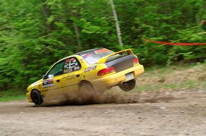 Steve Gingras / Katie Gingras Subaru Impreza on SS3, Steamboat I.