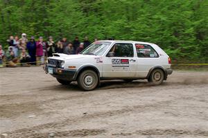 Josh Nykanen / Charlotte Himes VW GTI on SS3, Steamboat I.