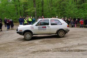 Josh Nykanen / Charlotte Himes VW GTI on SS3, Steamboat I.
