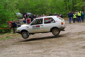Josh Nykanen / Charlotte Himes VW GTI on SS3, Steamboat I.