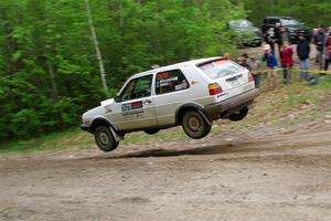 Josh Nykanen / Charlotte Himes VW GTI on SS3, Steamboat I.
