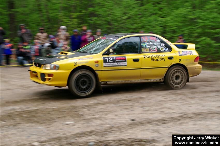 Steve Gingras / Katie Gingras Subaru Impreza on SS3, Steamboat I.