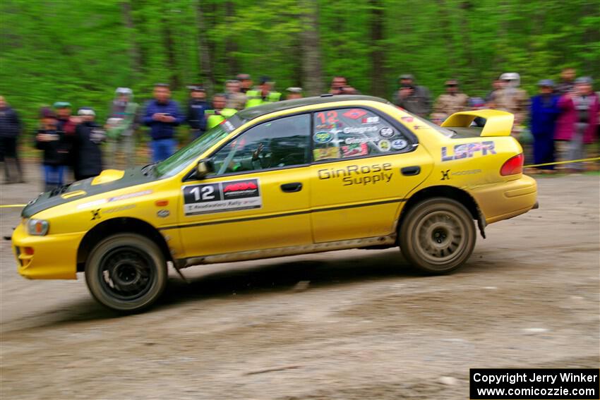 Steve Gingras / Katie Gingras Subaru Impreza on SS3, Steamboat I.