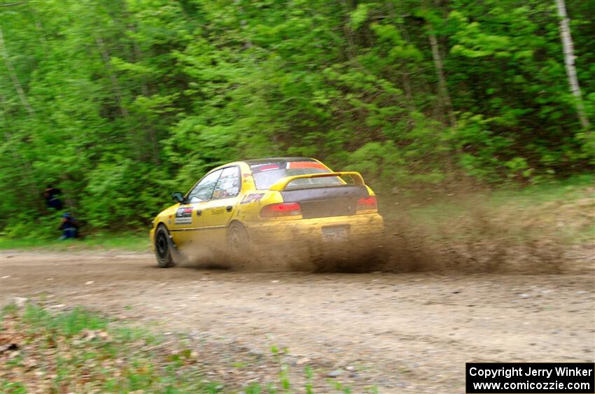 Steve Gingras / Katie Gingras Subaru Impreza on SS3, Steamboat I.