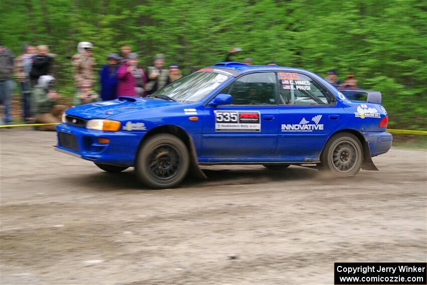 Connor Himes / Elliot Prusi Subaru Impreza on SS3, Steamboat I.