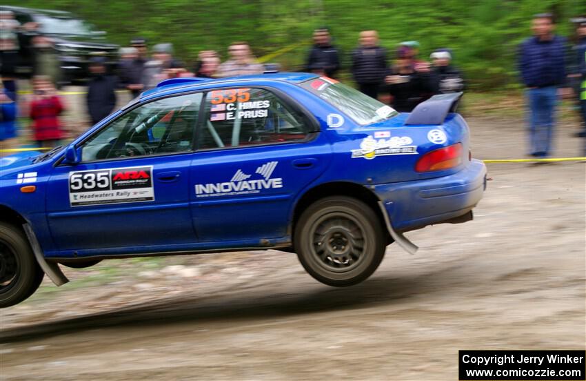 Connor Himes / Elliot Prusi Subaru Impreza on SS3, Steamboat I.