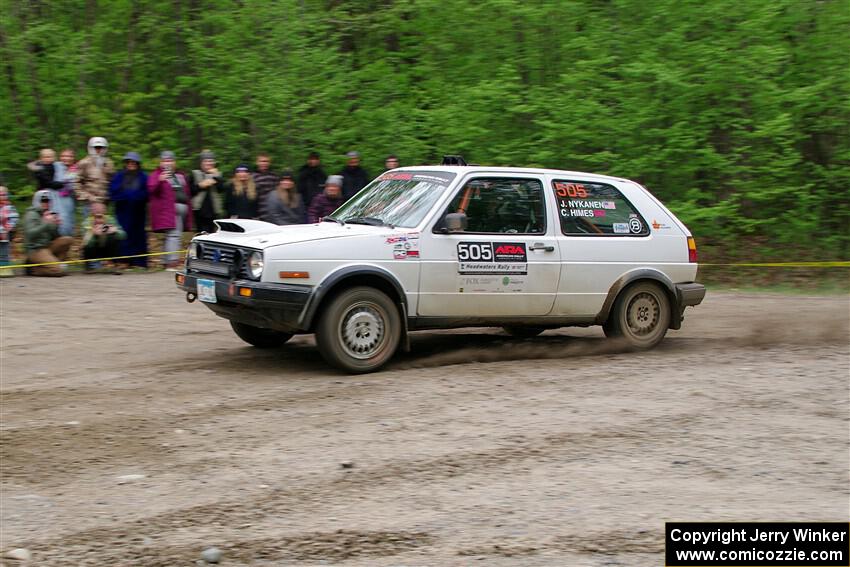 Josh Nykanen / Charlotte Himes VW GTI on SS3, Steamboat I.
