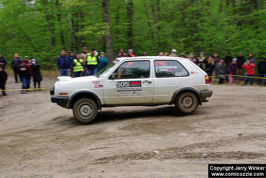 Josh Nykanen / Charlotte Himes VW GTI on SS3, Steamboat I.
