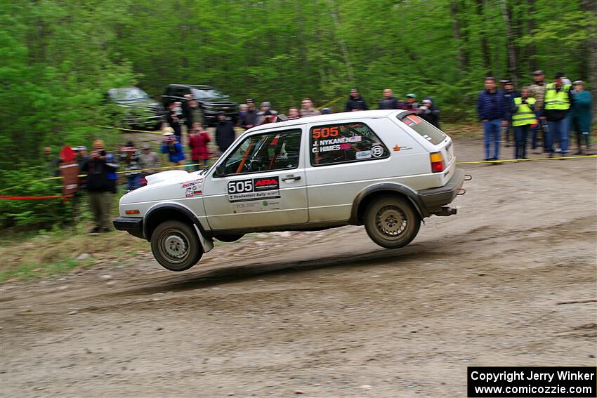 Josh Nykanen / Charlotte Himes VW GTI on SS3, Steamboat I.