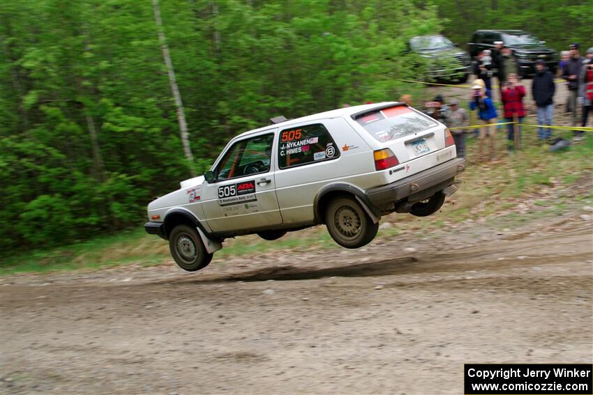 Josh Nykanen / Charlotte Himes VW GTI on SS3, Steamboat I.
