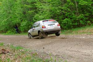 Josh Nykanen / Charlotte Himes VW GTI on SS3, Steamboat I.