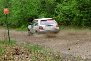 Josh Nykanen / Charlotte Himes VW GTI on SS3, Steamboat I.