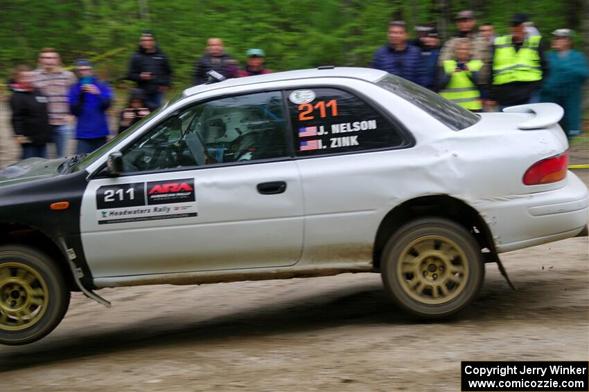 Jack Nelson / Isaac Zink Subaru Impreza on SS3, Steamboat I.