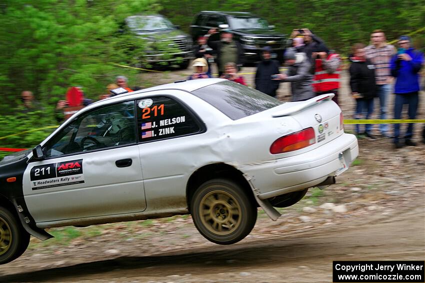 Jack Nelson / Isaac Zink Subaru Impreza on SS3, Steamboat I.