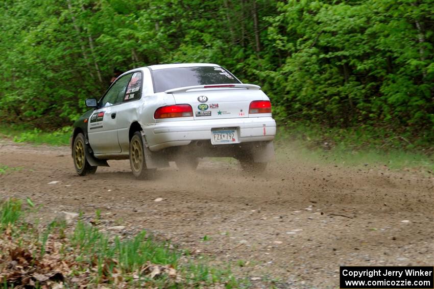 Jack Nelson / Isaac Zink Subaru Impreza on SS3, Steamboat I.