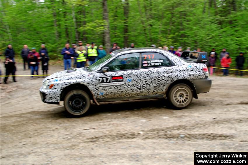 Peter Farrow / Jackson Sedivy Subaru WRX on SS3, Steamboat I.