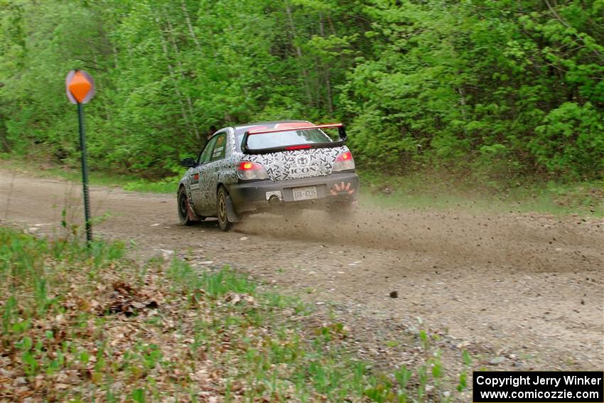 Peter Farrow / Jackson Sedivy Subaru WRX on SS3, Steamboat I.