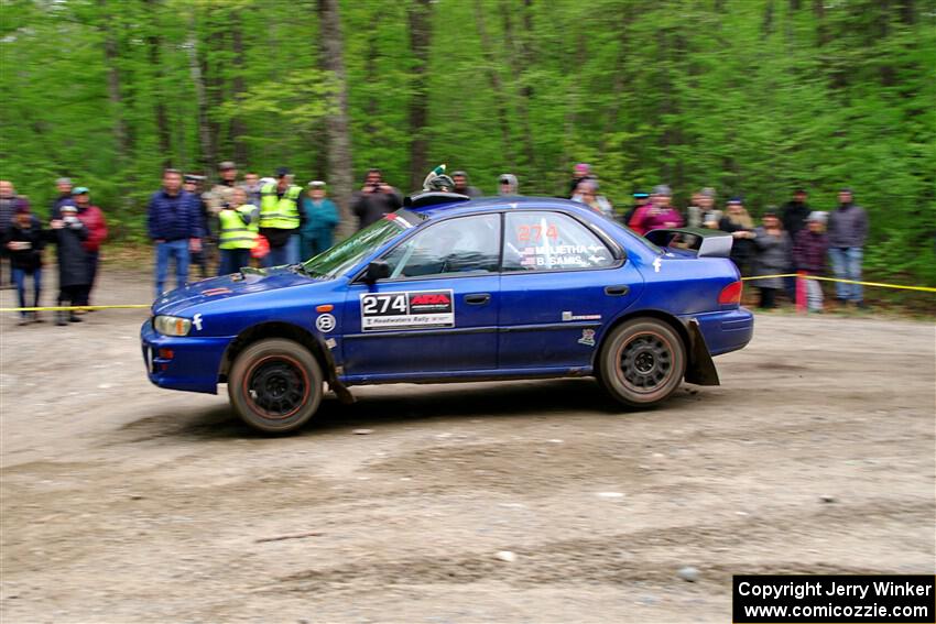 Mark Lietha / Brayden Samis Subaru Impreza 2.5RS on SS3, Steamboat I.