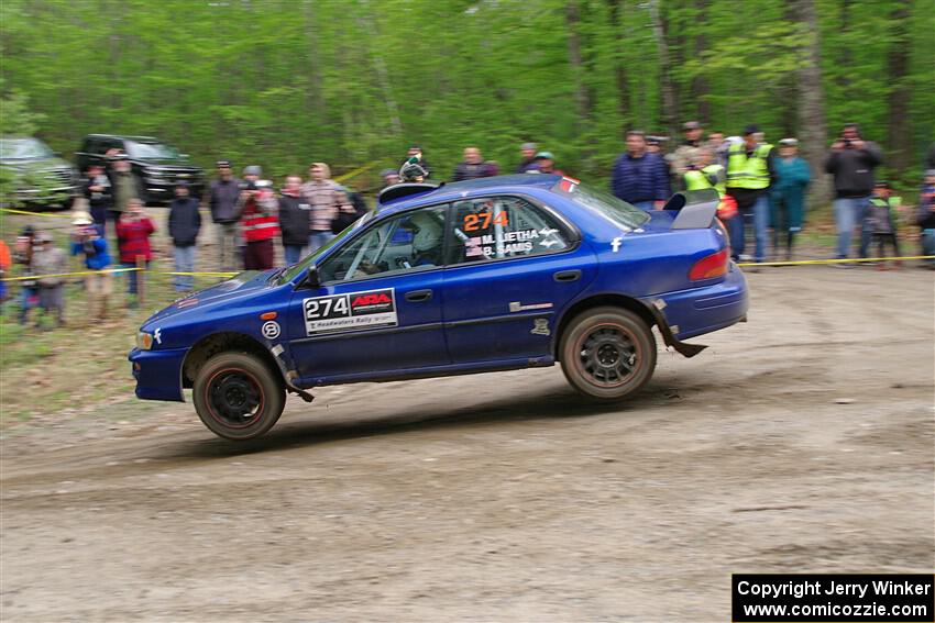 Mark Lietha / Brayden Samis Subaru Impreza 2.5RS on SS3, Steamboat I.