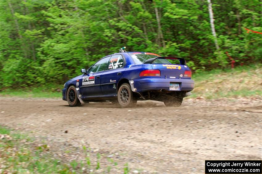 Mark Lietha / Brayden Samis Subaru Impreza 2.5RS on SS3, Steamboat I.