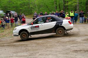 Jason Cook / Maggie Tu Subaru WRX on SS3, Steamboat I.
