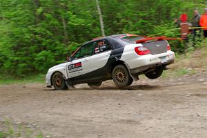 Jason Cook / Maggie Tu Subaru WRX on SS3, Steamboat I.