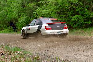 Jason Cook / Maggie Tu Subaru WRX on SS3, Steamboat I.