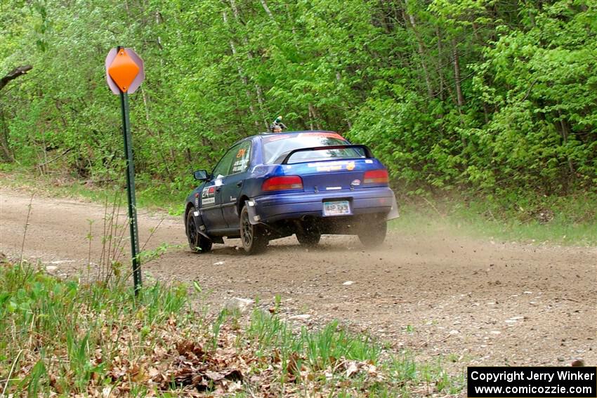 Mark Lietha / Brayden Samis Subaru Impreza 2.5RS on SS3, Steamboat I.