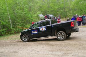 A Dodge Ram 1500 pickup sweeps SS3, Steamboat I.
