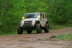 A Jeep Wrangler sweeps SS3, Steamboat I.