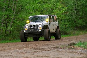 A Jeep Wrangler sweeps SS3, Steamboat I.