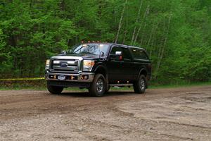 A Ford F-350 sweeps SS3, Steamboat I.