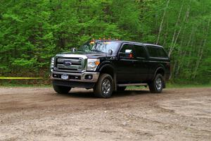 A Ford F-350 sweeps SS3, Steamboat I.