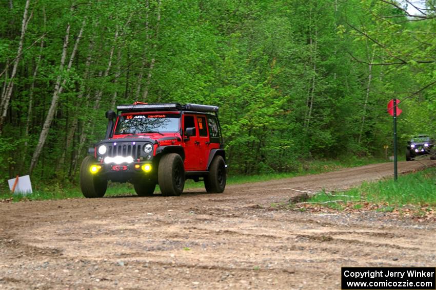 A Jeep Wrangler Rubicon sweeps SS3, Steamboat I.