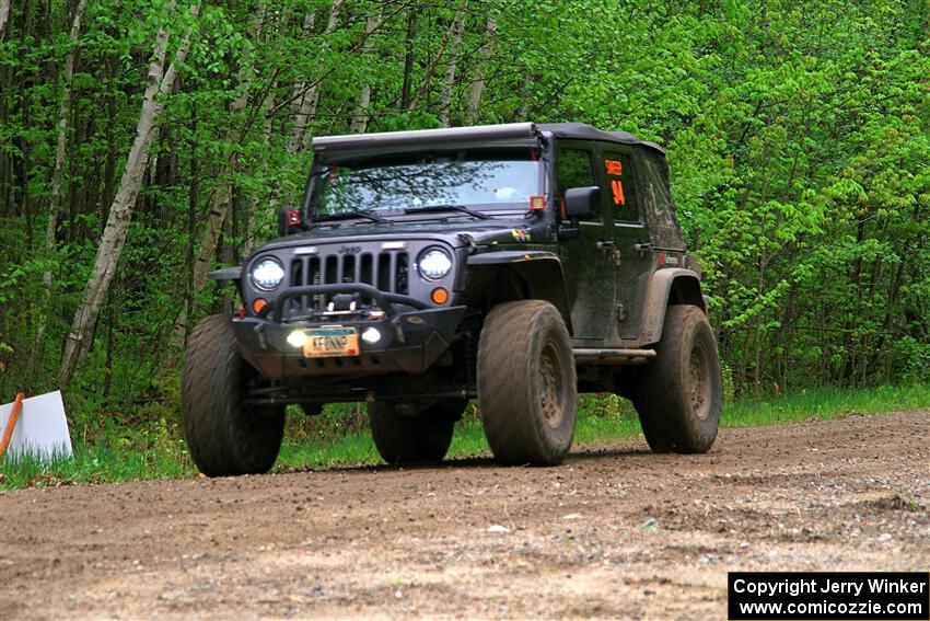 A Jeep Wrangler sweeps SS3, Steamboat I.