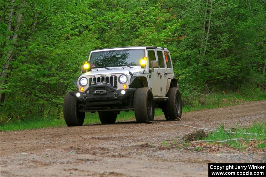 A Jeep Wrangler sweeps SS3, Steamboat I.