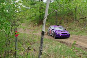 Silas Himes / Aleut Hatfield Subaru WRX STi on SS5, Kabekona II.