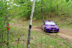 Silas Himes / Aleut Hatfield Subaru WRX STi on SS5, Kabekona II.