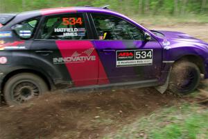 Silas Himes / Aleut Hatfield Subaru WRX STi on SS5, Kabekona II.