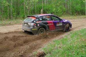 Silas Himes / Aleut Hatfield Subaru WRX STi on SS5, Kabekona II.