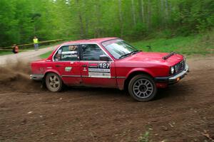 Levi Johnson / Lars Anderson BMW 325e on SS5, Kabekona II.
