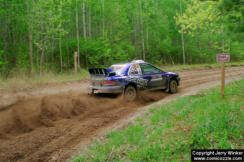 Dusty Peterke / Robert Judge Subaru Impreza on SS5, Kabekona II.