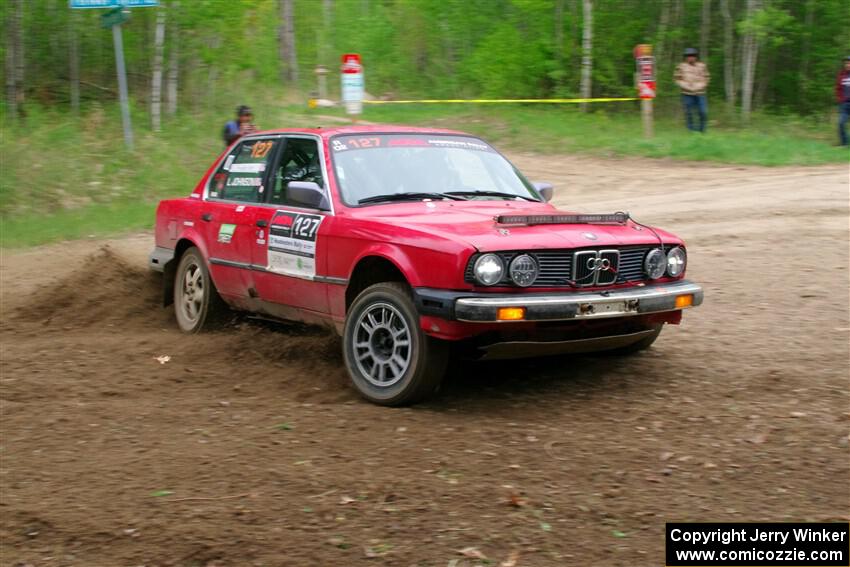Levi Johnson / Lars Anderson BMW 325e on SS5, Kabekona II.