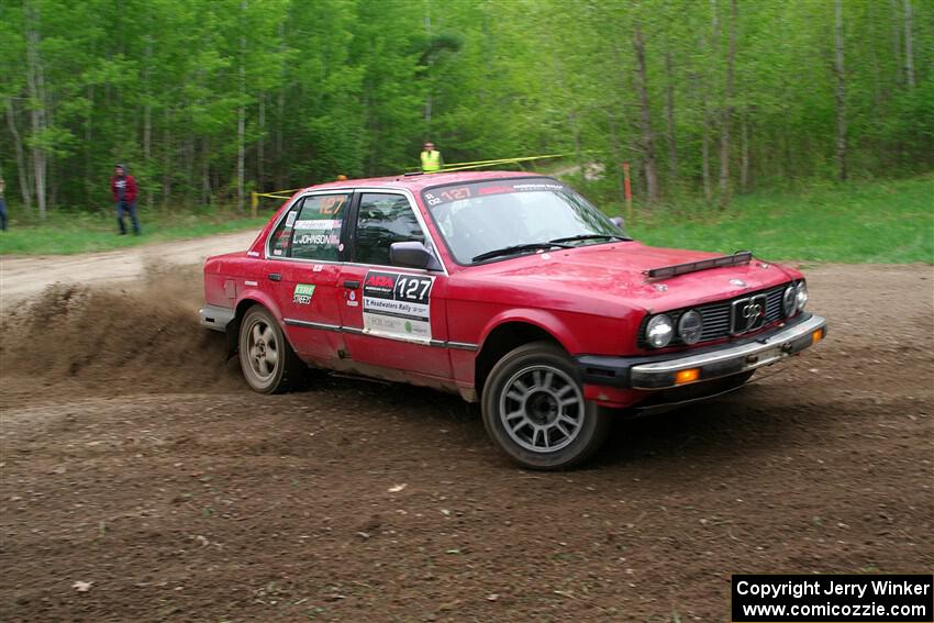 Levi Johnson / Lars Anderson BMW 325e on SS5, Kabekona II.