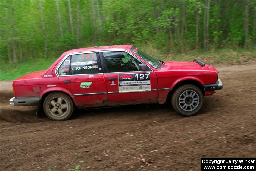 Levi Johnson / Lars Anderson BMW 325e on SS5, Kabekona II.