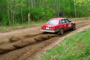 Levi Johnson / Lars Anderson BMW 325e on SS5, Kabekona II.